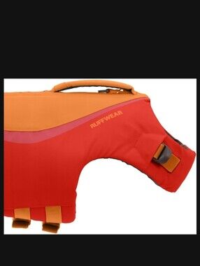 RuffWear Dog Red & Orange Safety Life Vest -